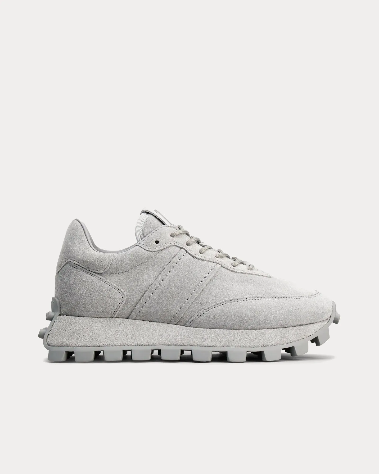 1T Suede Grey Low Top Sneakers