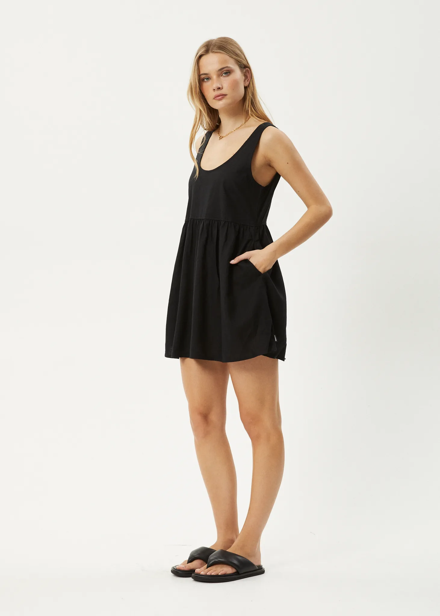 AFENDS Womens Jesse - Mini Dress - Black