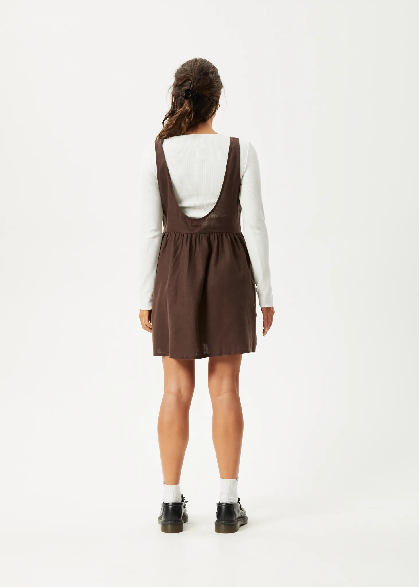 AFENDS Womens Jesse - Mini Dress - Coffee