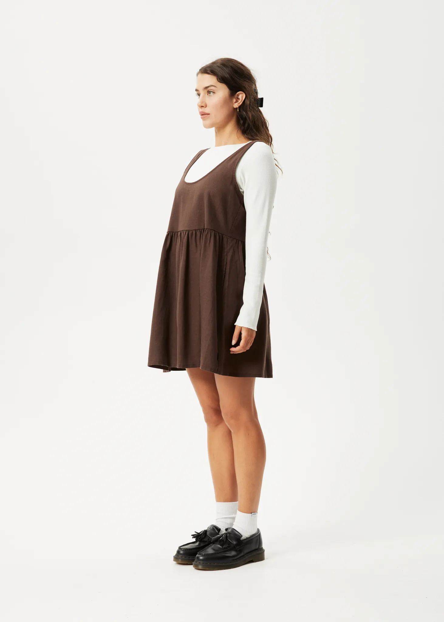 AFENDS Womens Jesse - Mini Dress - Coffee