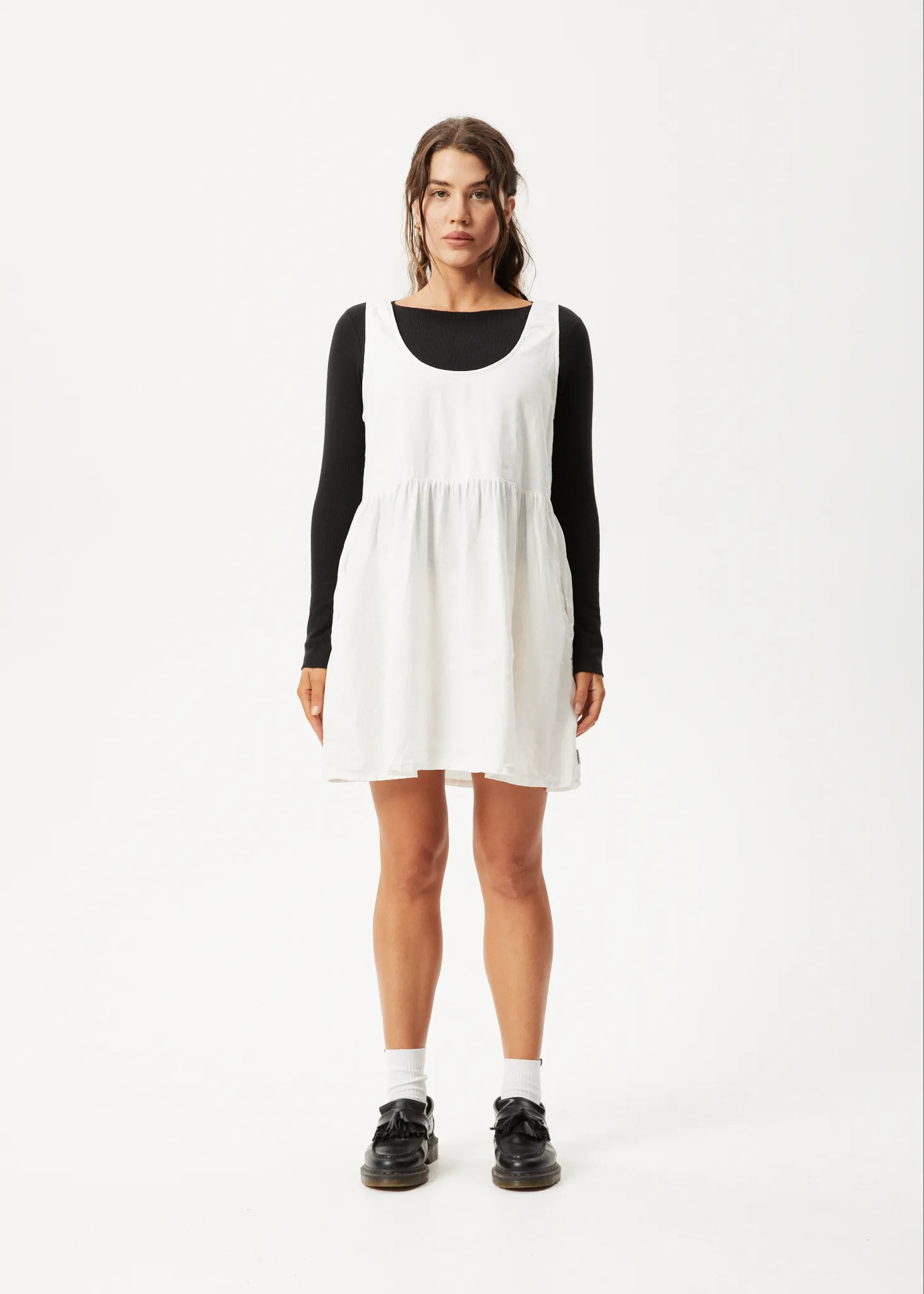 AFENDS Womens Jesse - Mini Dress - Natural