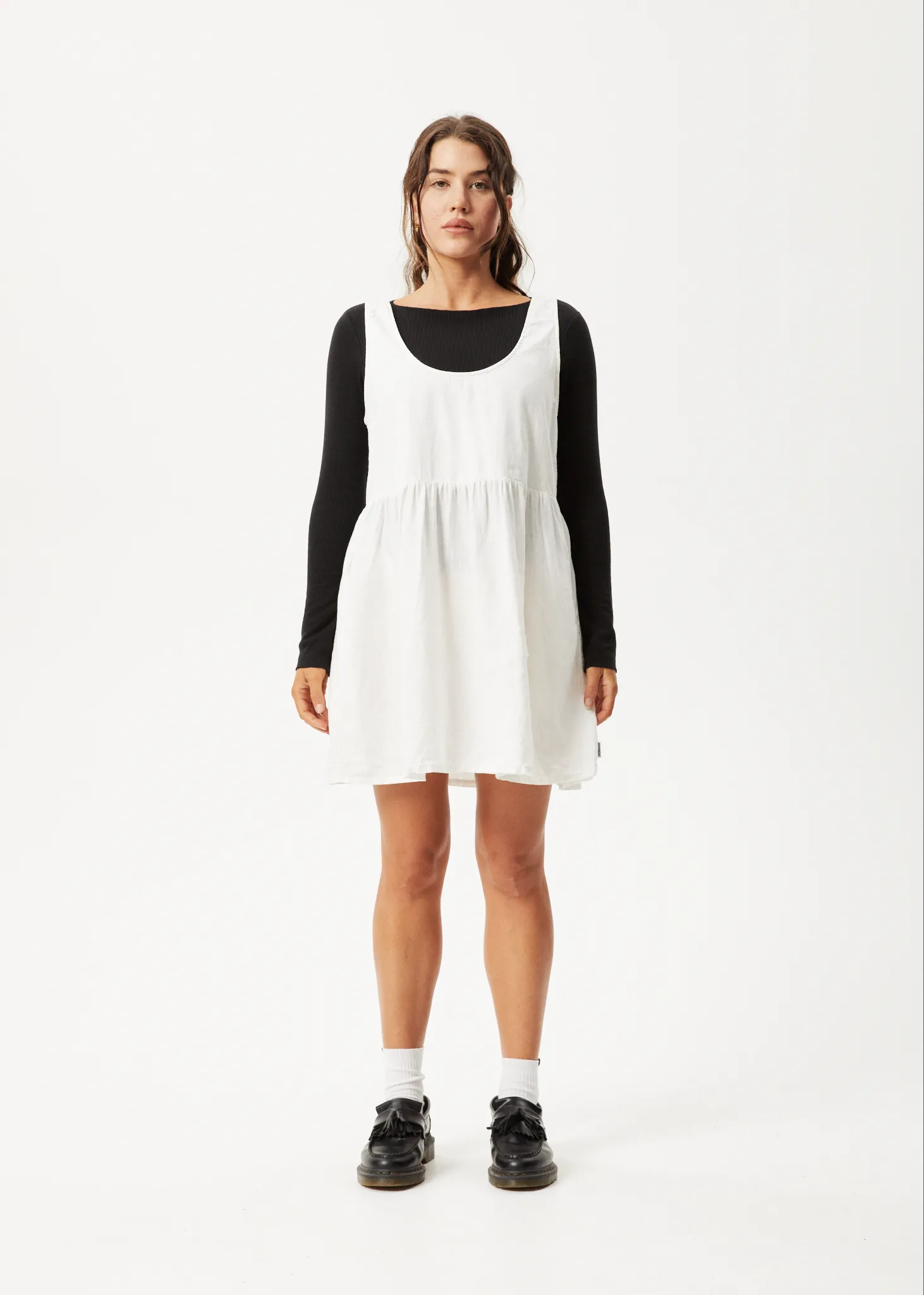 AFENDS Womens Jesse - Mini Dress - Natural