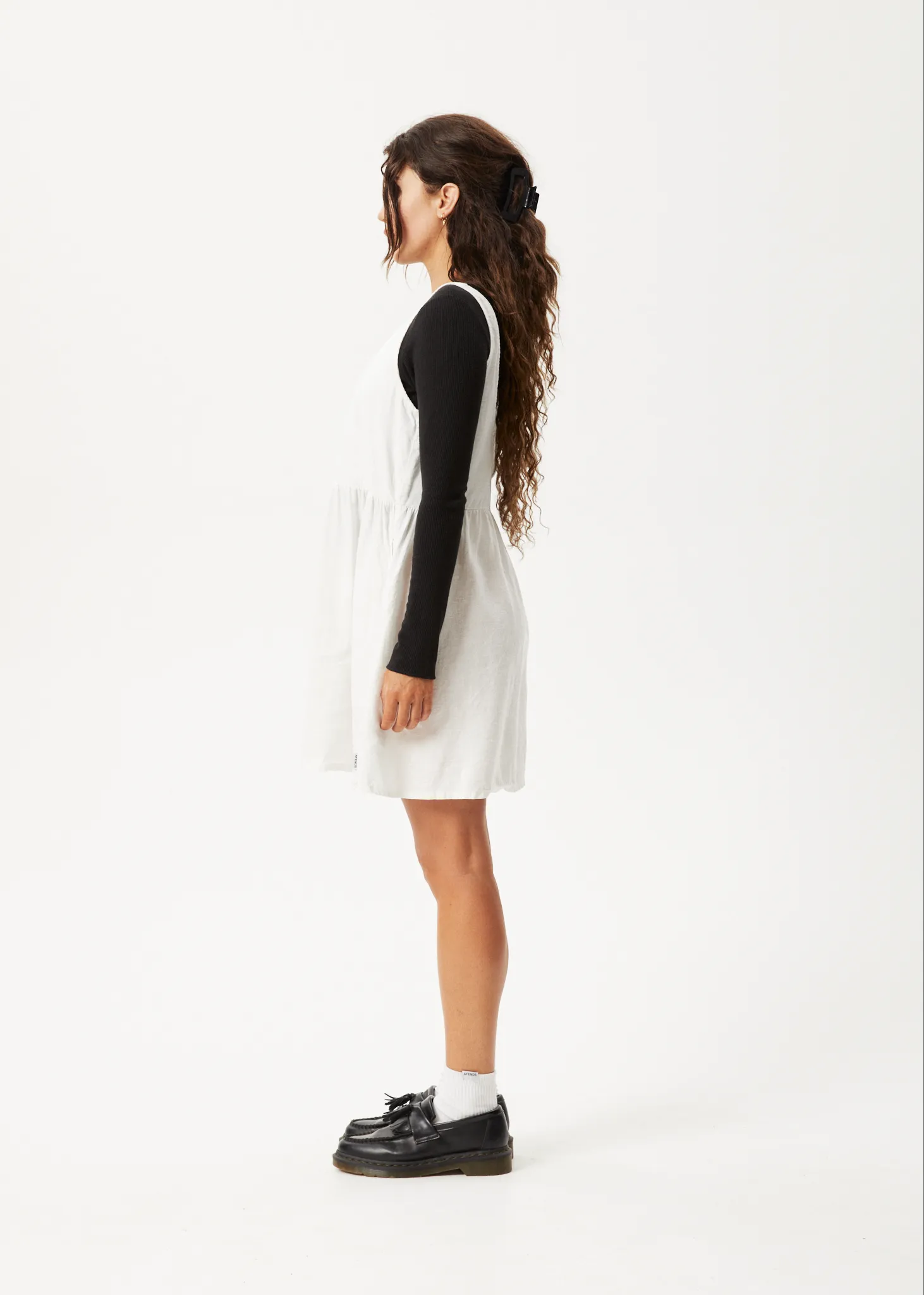 AFENDS Womens Jesse - Mini Dress - Natural