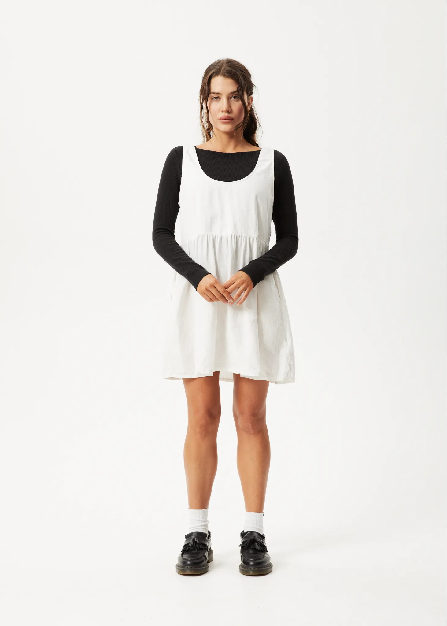 AFENDS Womens Jesse - Mini Dress - Natural