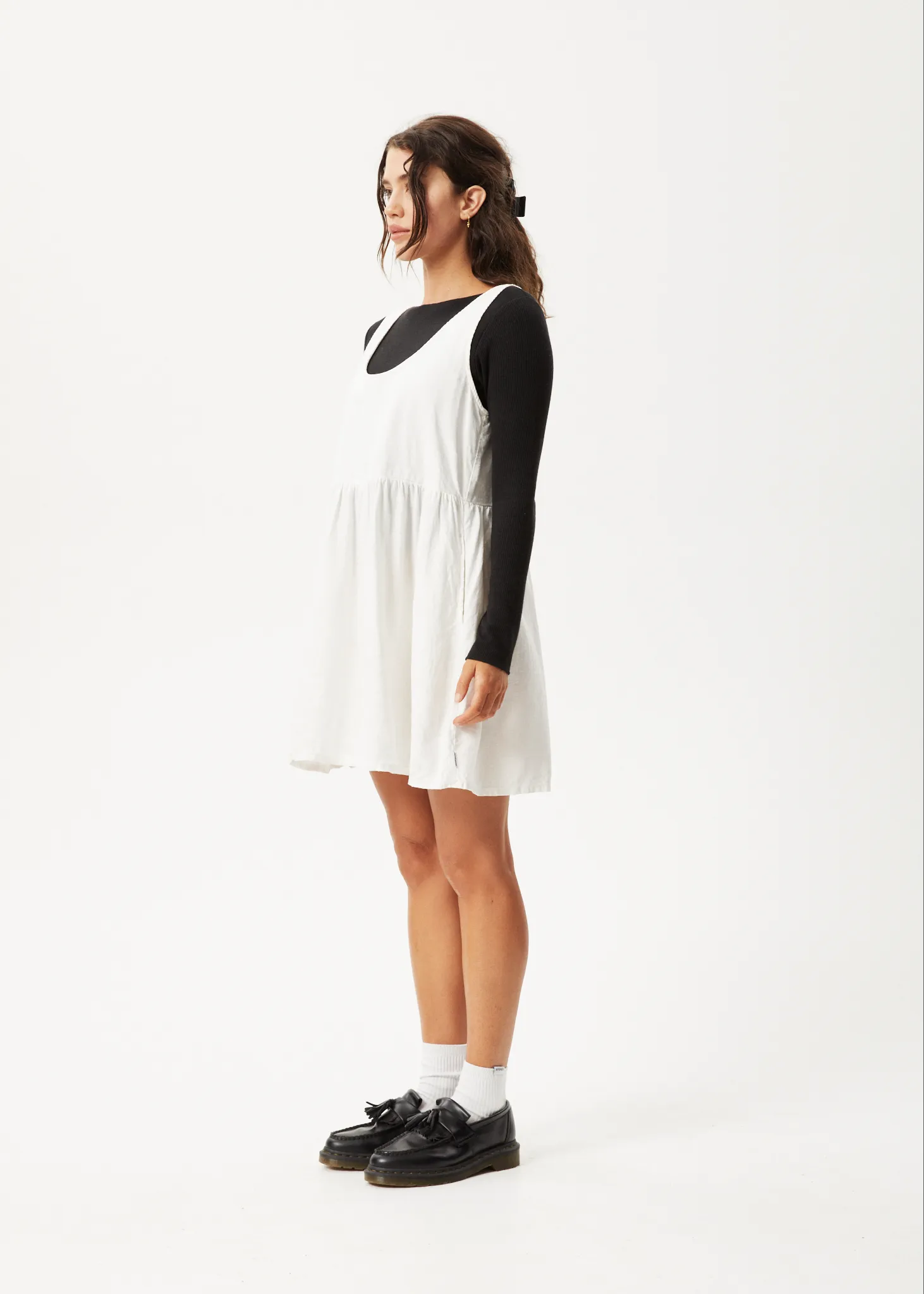 AFENDS Womens Jesse - Mini Dress - Natural