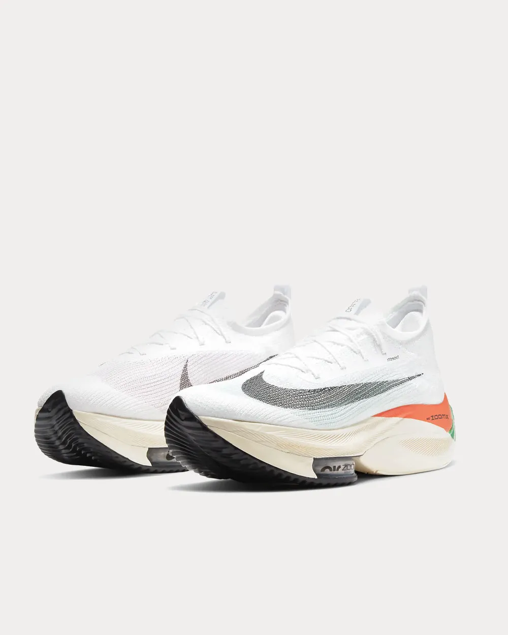Air Zoom Alphafly NEXT% Eliud White/Lucky Green Running Shoes