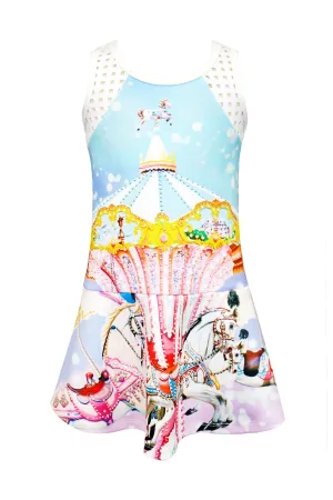Baby Girls Unicorn Circus Graphic Dress
