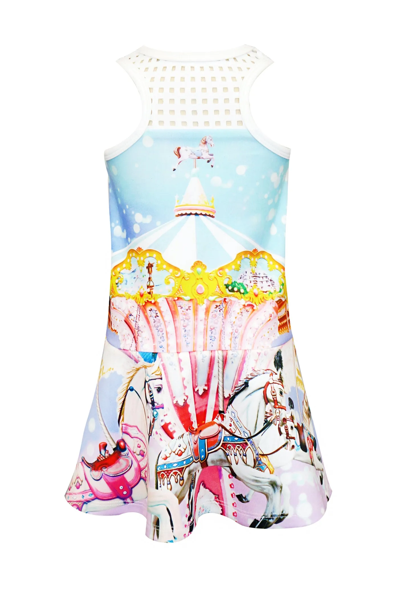 Baby Girls Unicorn Circus Graphic Dress