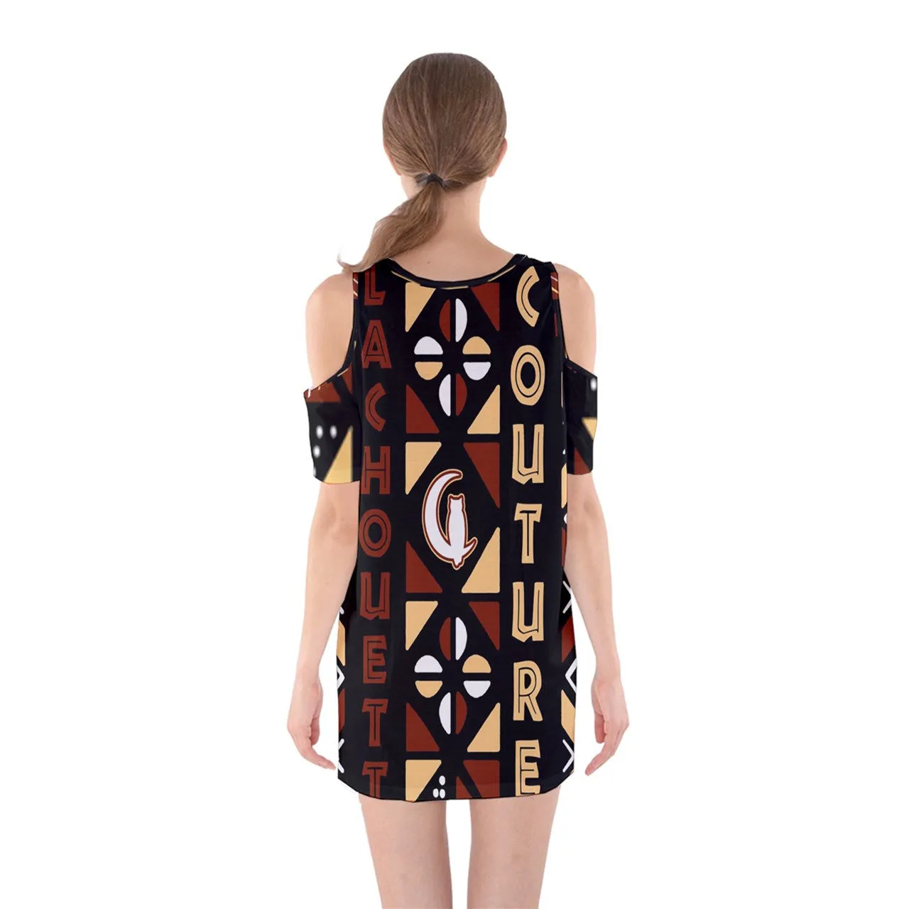 Bologan Shoulder Cutout One Piece Dress