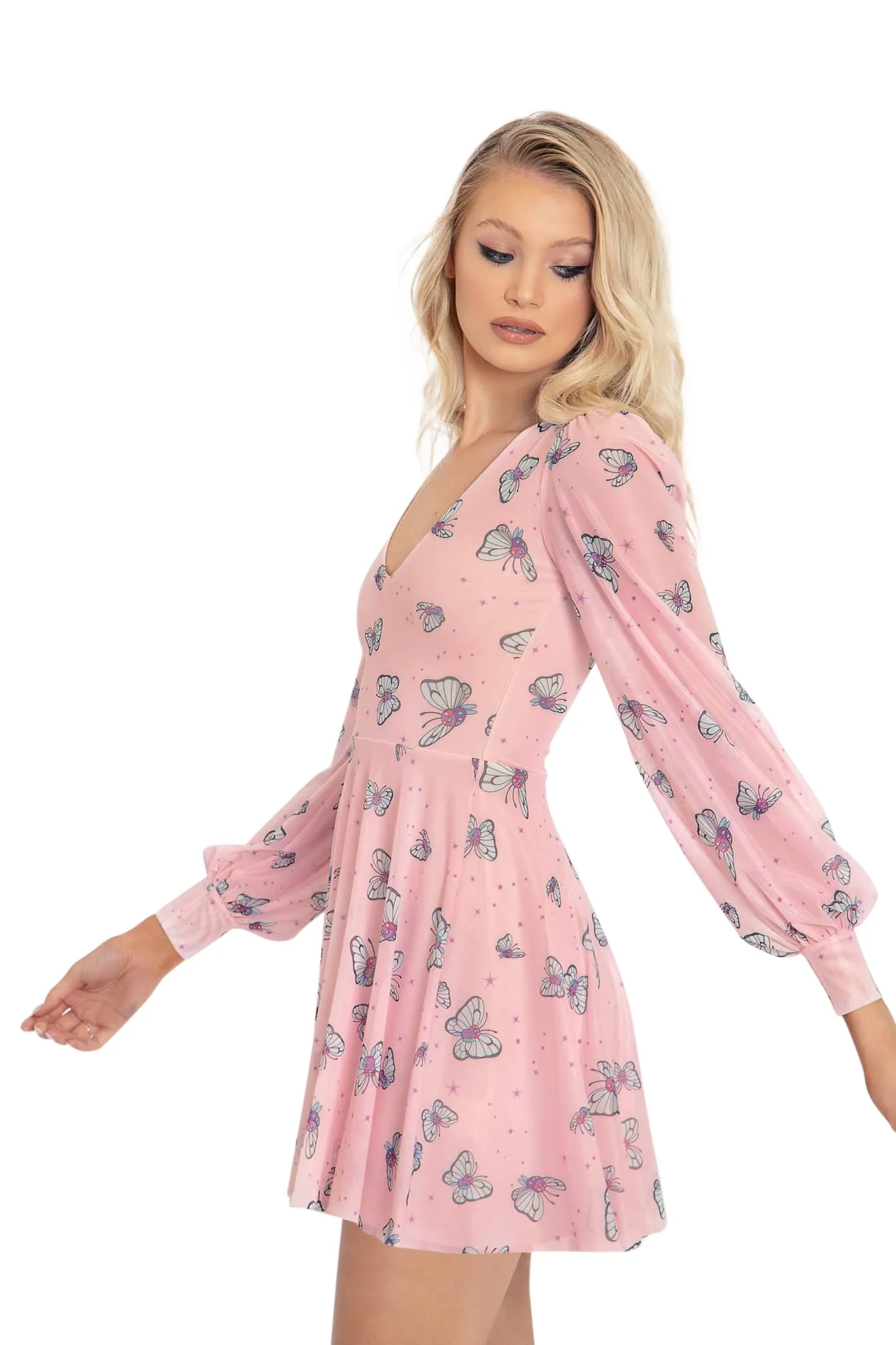 Butterfree Sheer Romance Dress
