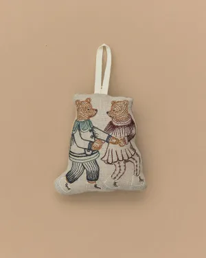 Coral & Tusk Ice Skater Bears Ornament