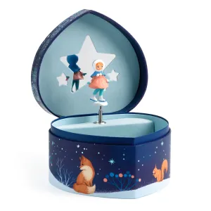 Djeco Wooden Musical Jewellery Box – Ice Skater