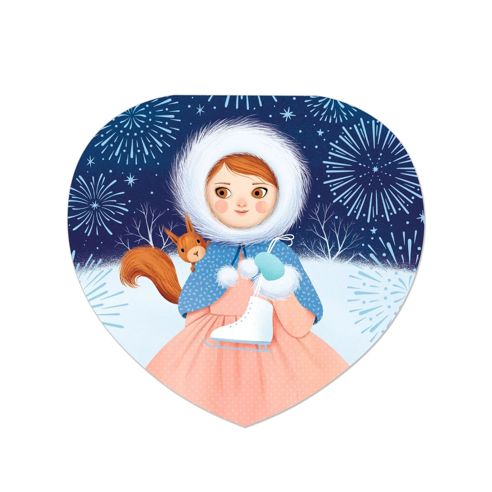 Djeco Wooden Musical Jewellery Box – Ice Skater