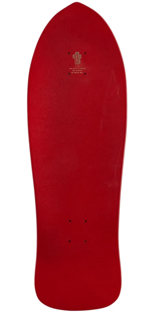 Dogtown Punk Skull Reissue Skateboard Complete - Red Flake Full Dip - 10.125"