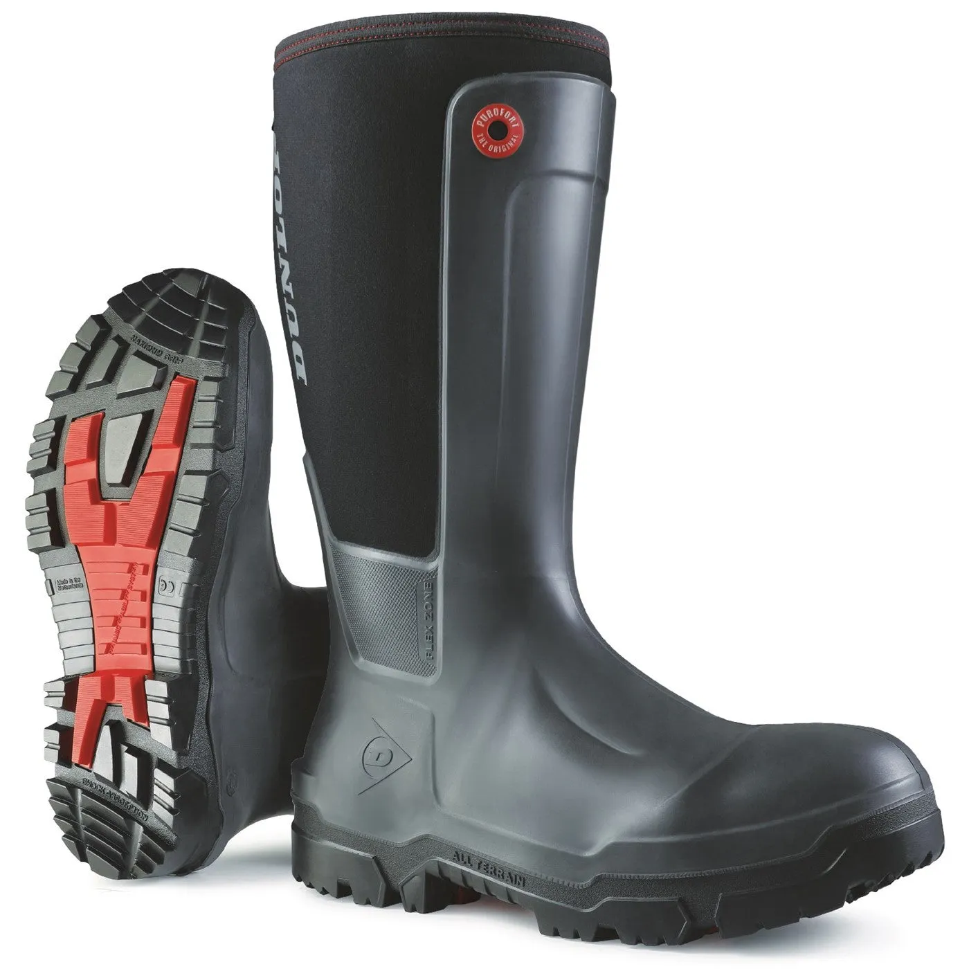 Dunlop Snugboot Workpro Full Safety Wellington S5 Black