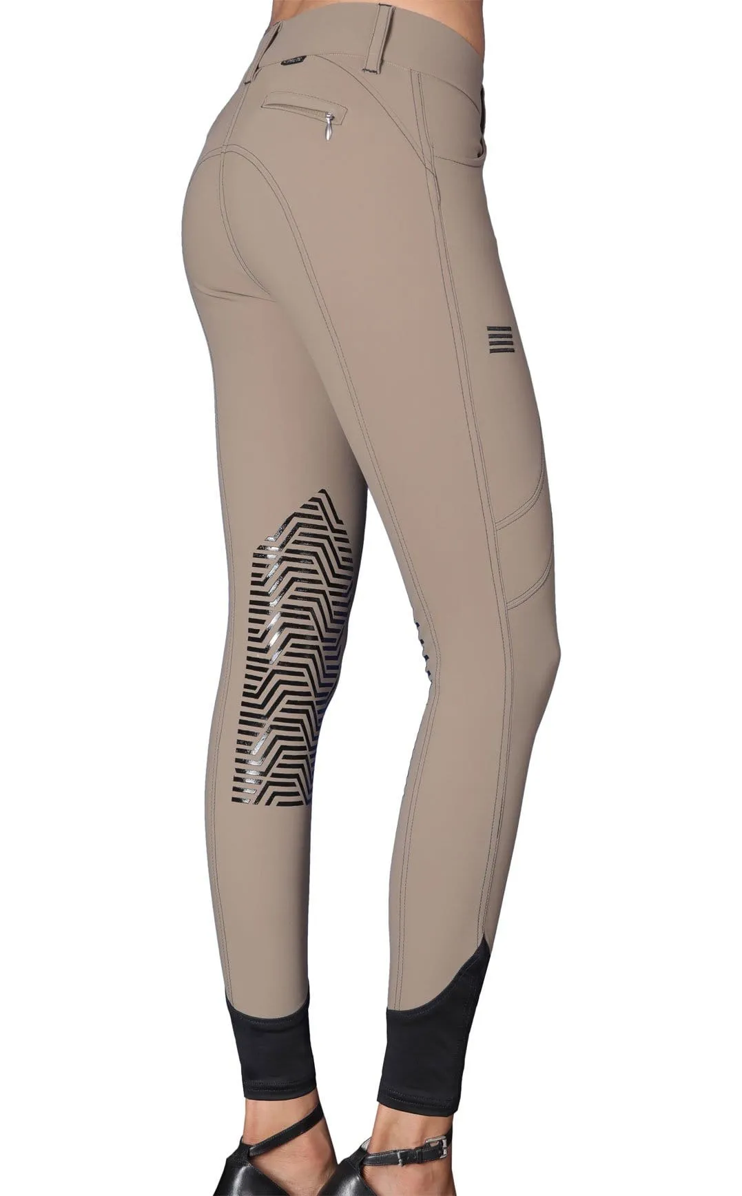 GhoDho- Tinley Pro Knee Patch Breeches (Taupe)