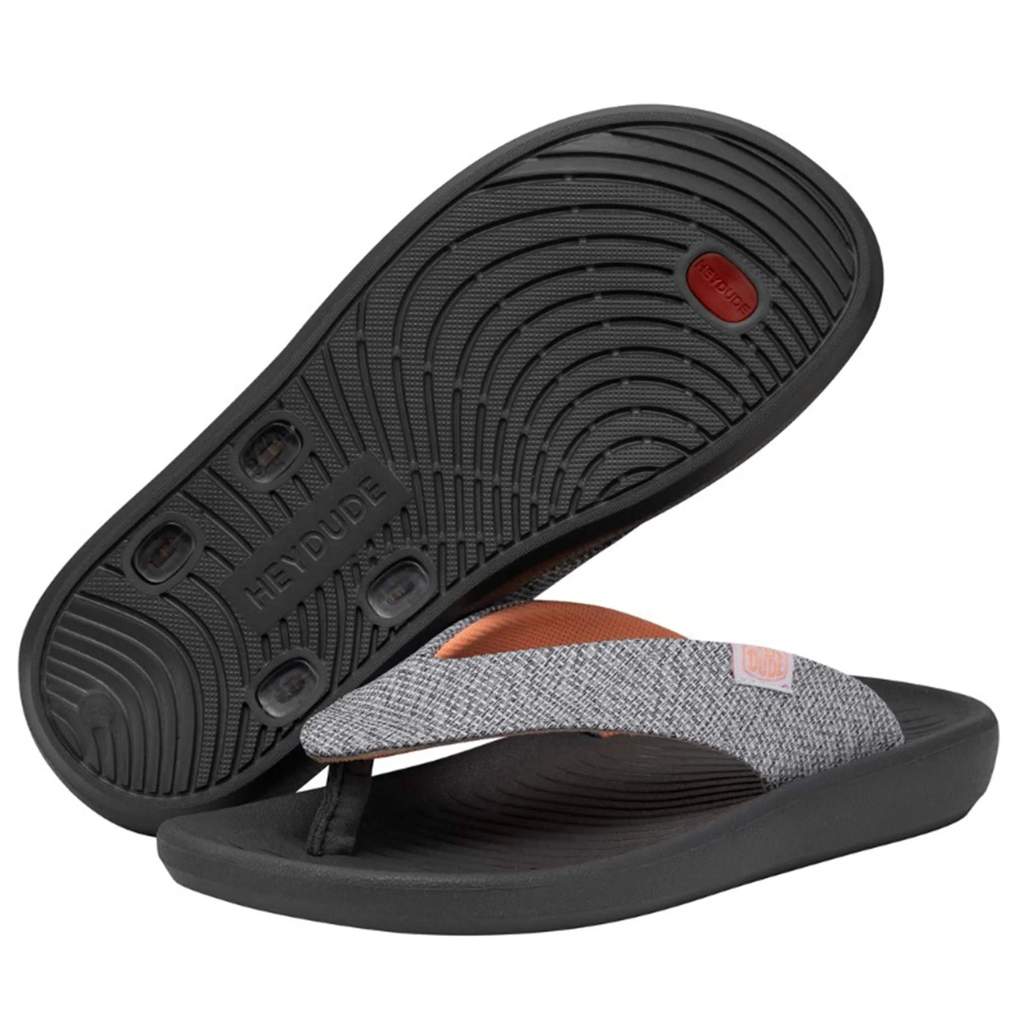 Hey Dude Women's Meg Pearl Grey Flip Flops