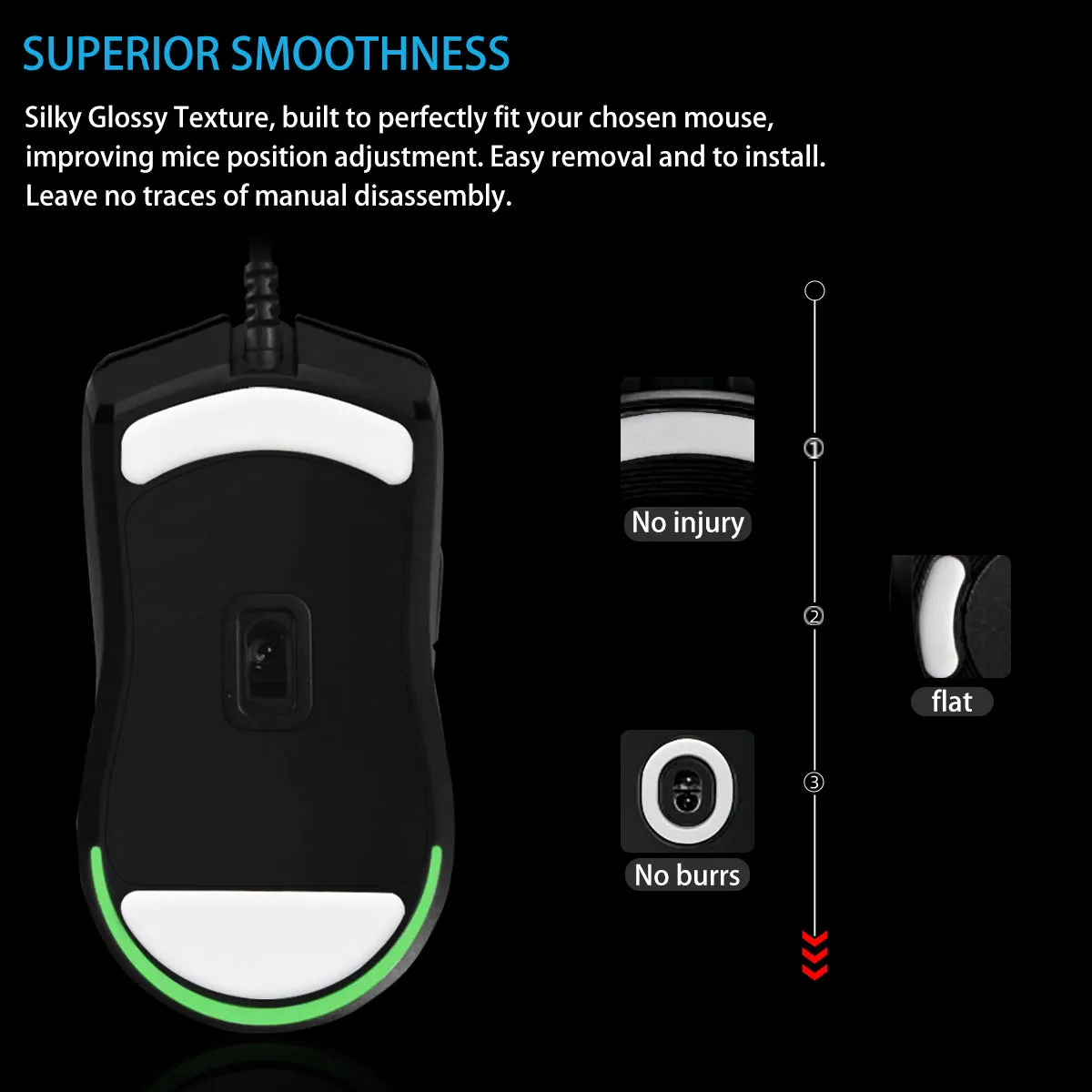 ICE Mouse Skates Razer Viper Mini