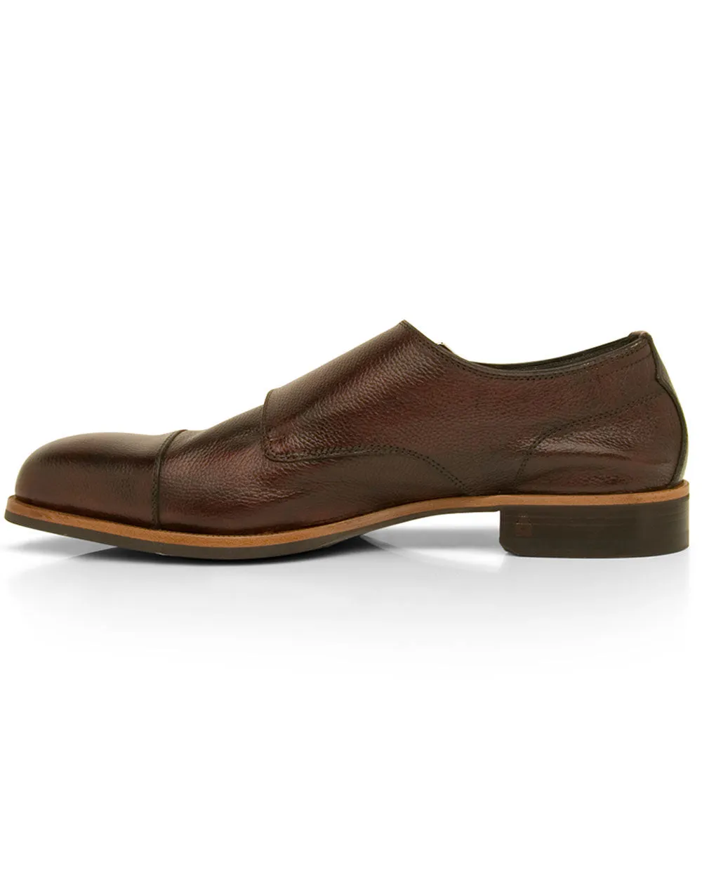 Isernia Monk Strap in Bolet