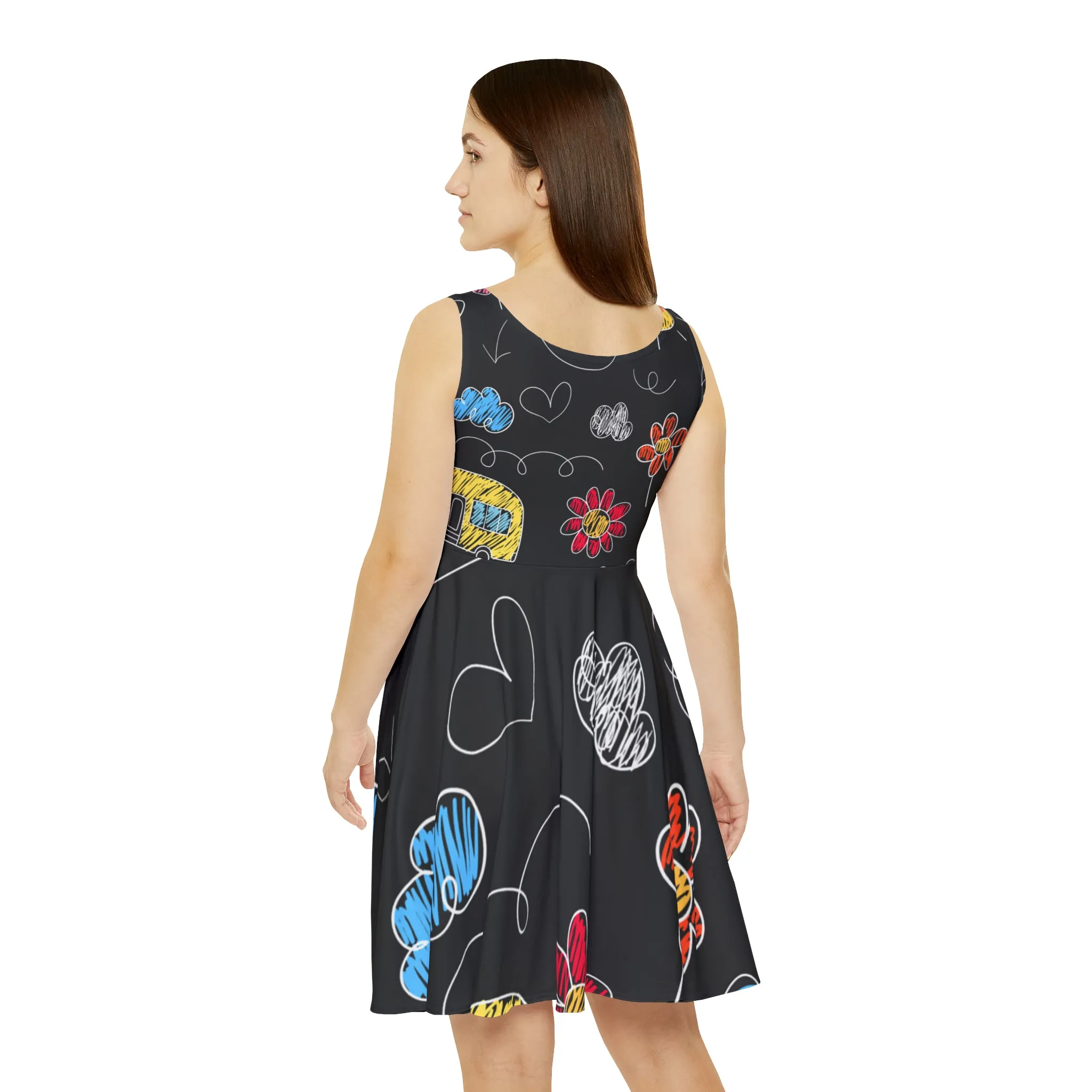 Kids Doodle Playground - Inovax Women's Skater Dress