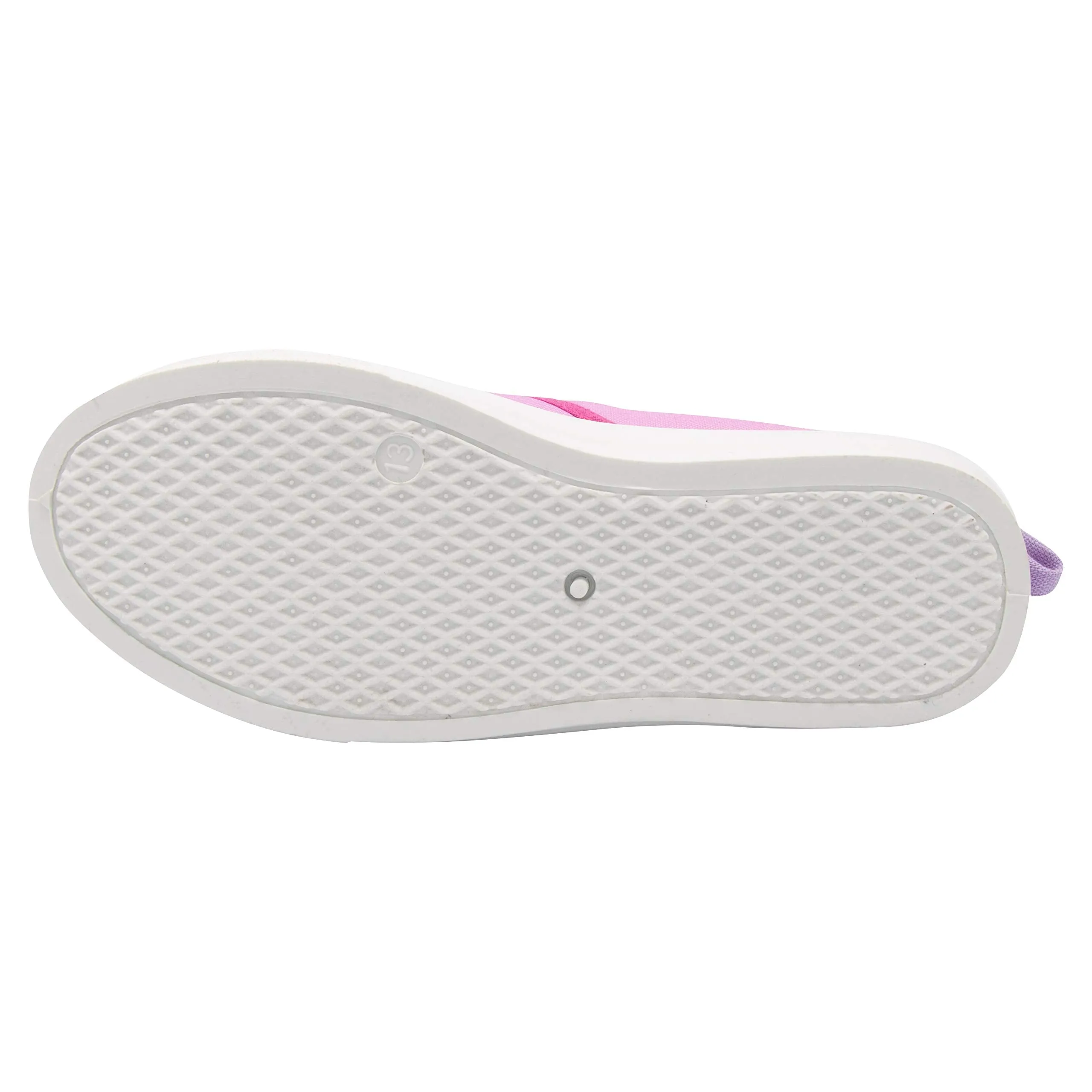 L.O.L. Surprise! Girls Slip-On Canvas Sneaker; Pink Size 12