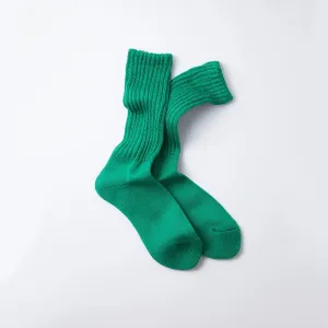 Loose Pile Crew Socks (Green)