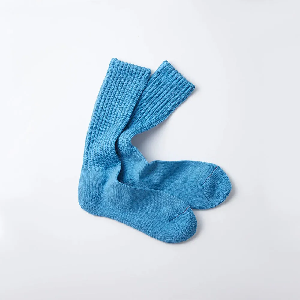 Loose Pile Crew Socks (M. Blue)