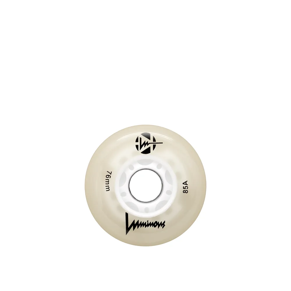 Luminous 76mm/85a - White Glow (4 Pack)