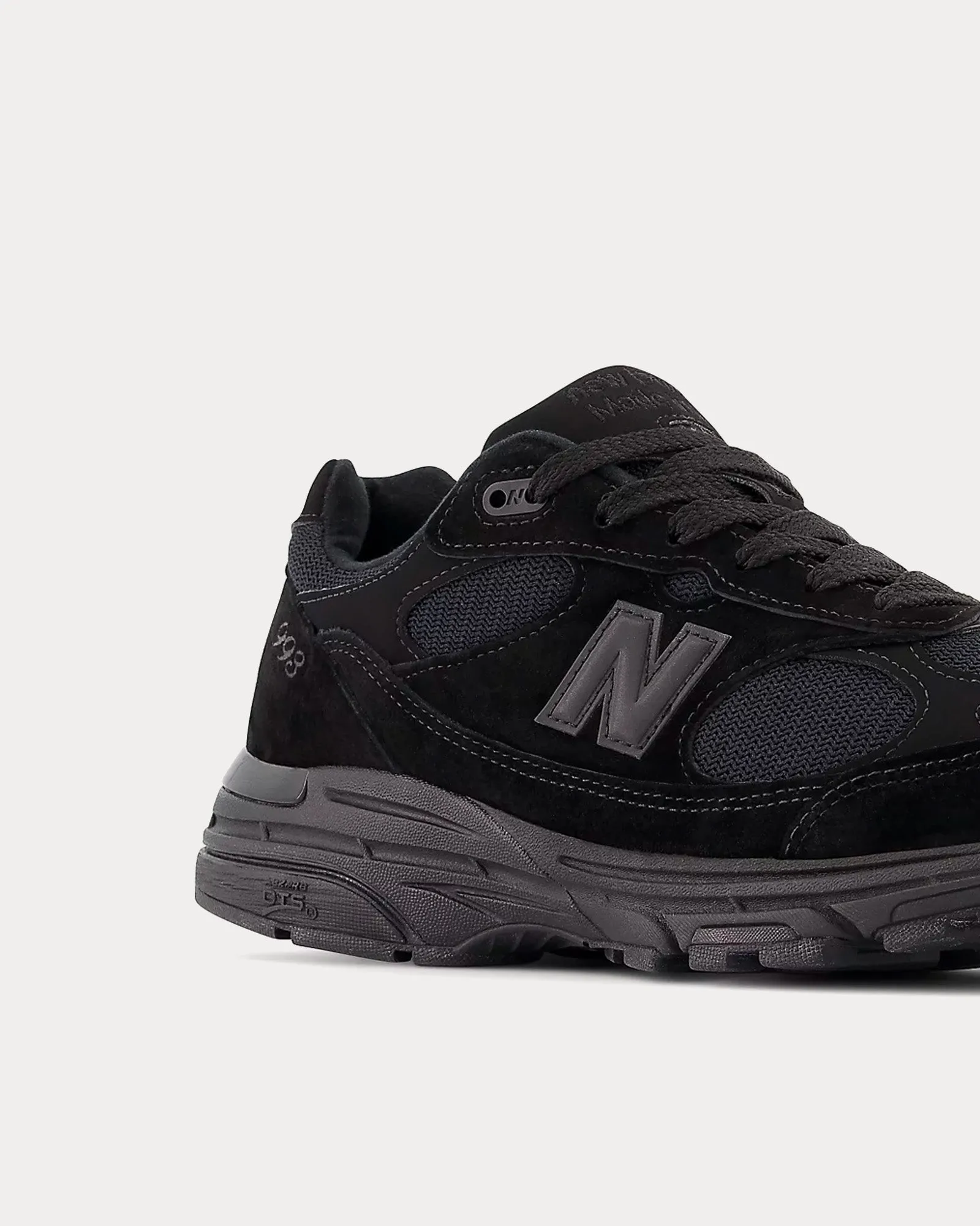 Made in USA 993 Black Low Top Sneakers