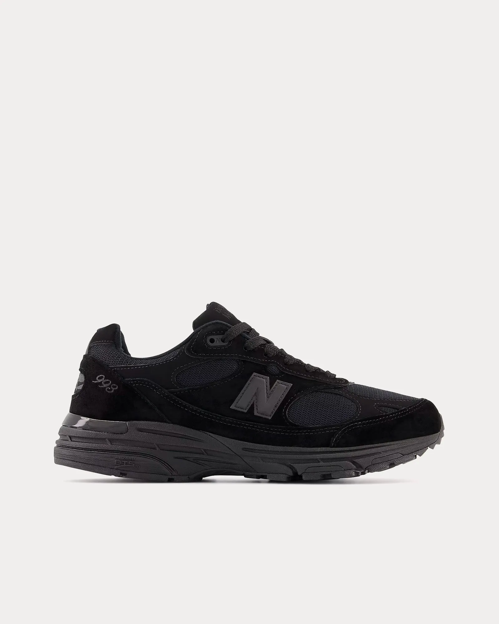 Made in USA 993 Black Low Top Sneakers