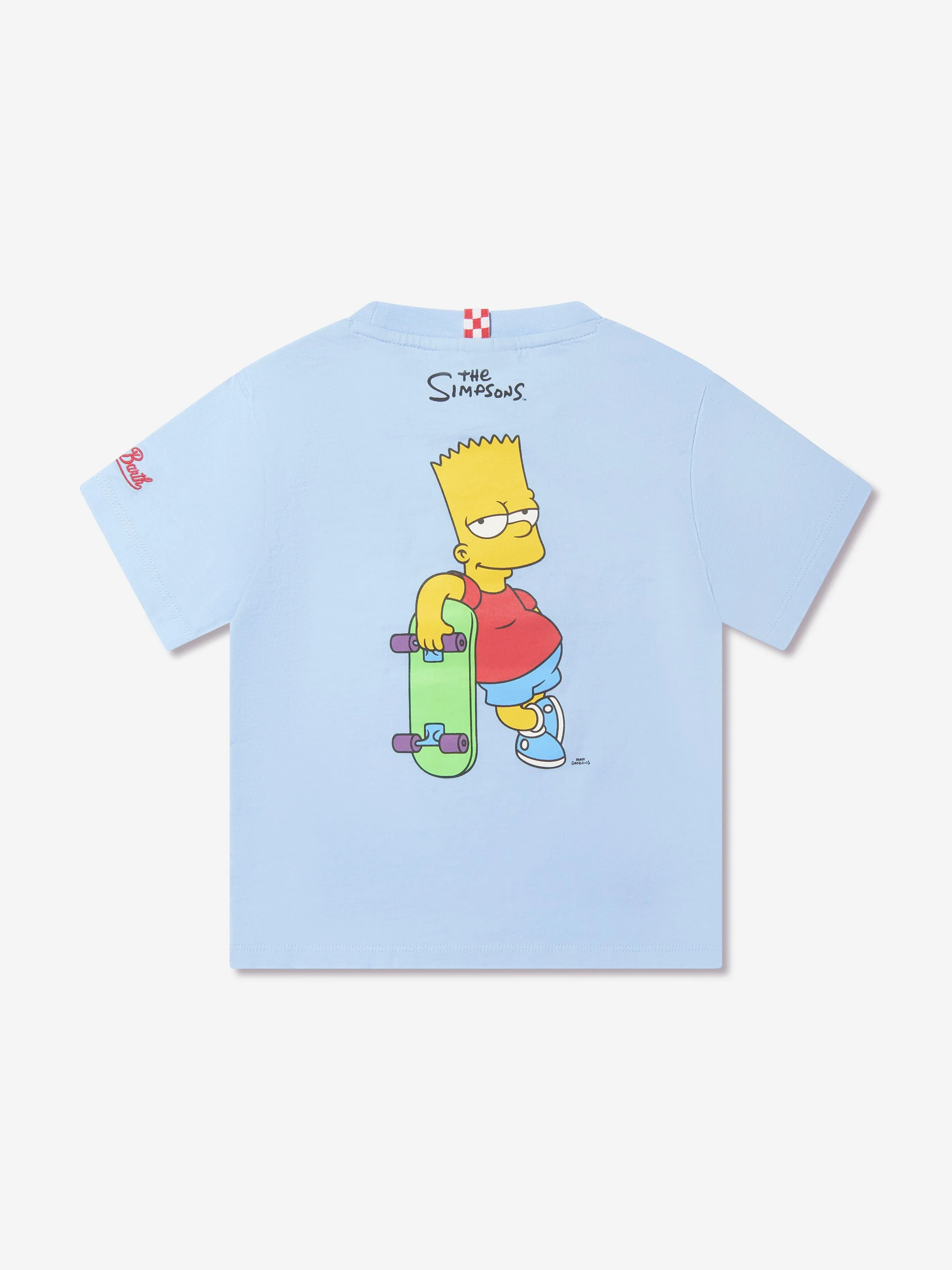 MC2 Saint Barth Boys Bart Skater T-Shirt in Blue