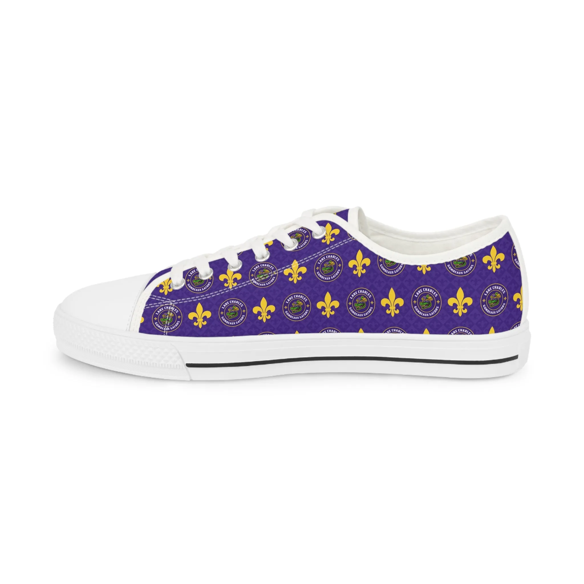 Men's Fleur-de-Lis Low Top Sneakers