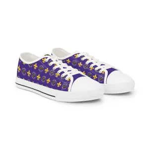 Men's Fleur-de-Lis Low Top Sneakers