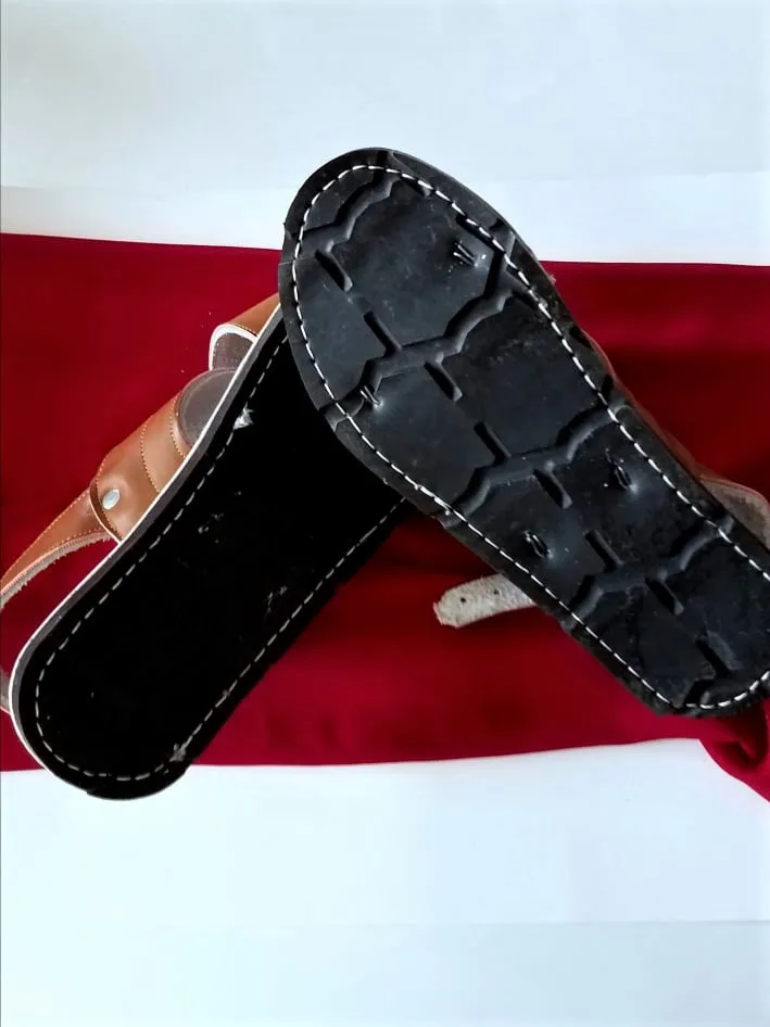 Men's Leather Simple- Sandals- Cruzado Mexican Huaraches