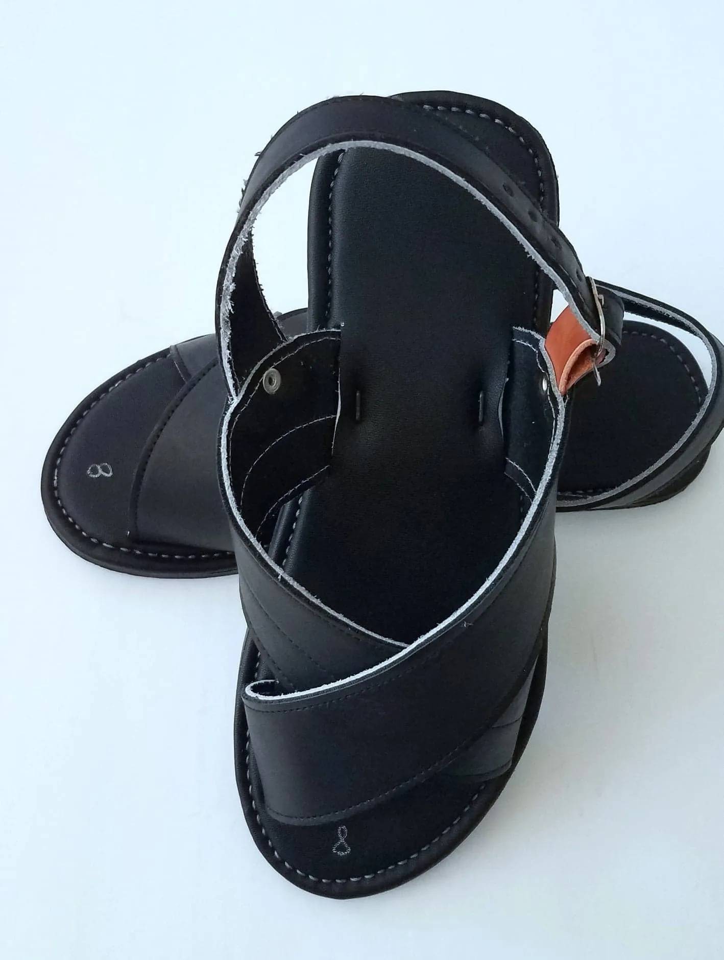 Men's Leather Simple- Sandals- Cruzado Mexican Huaraches