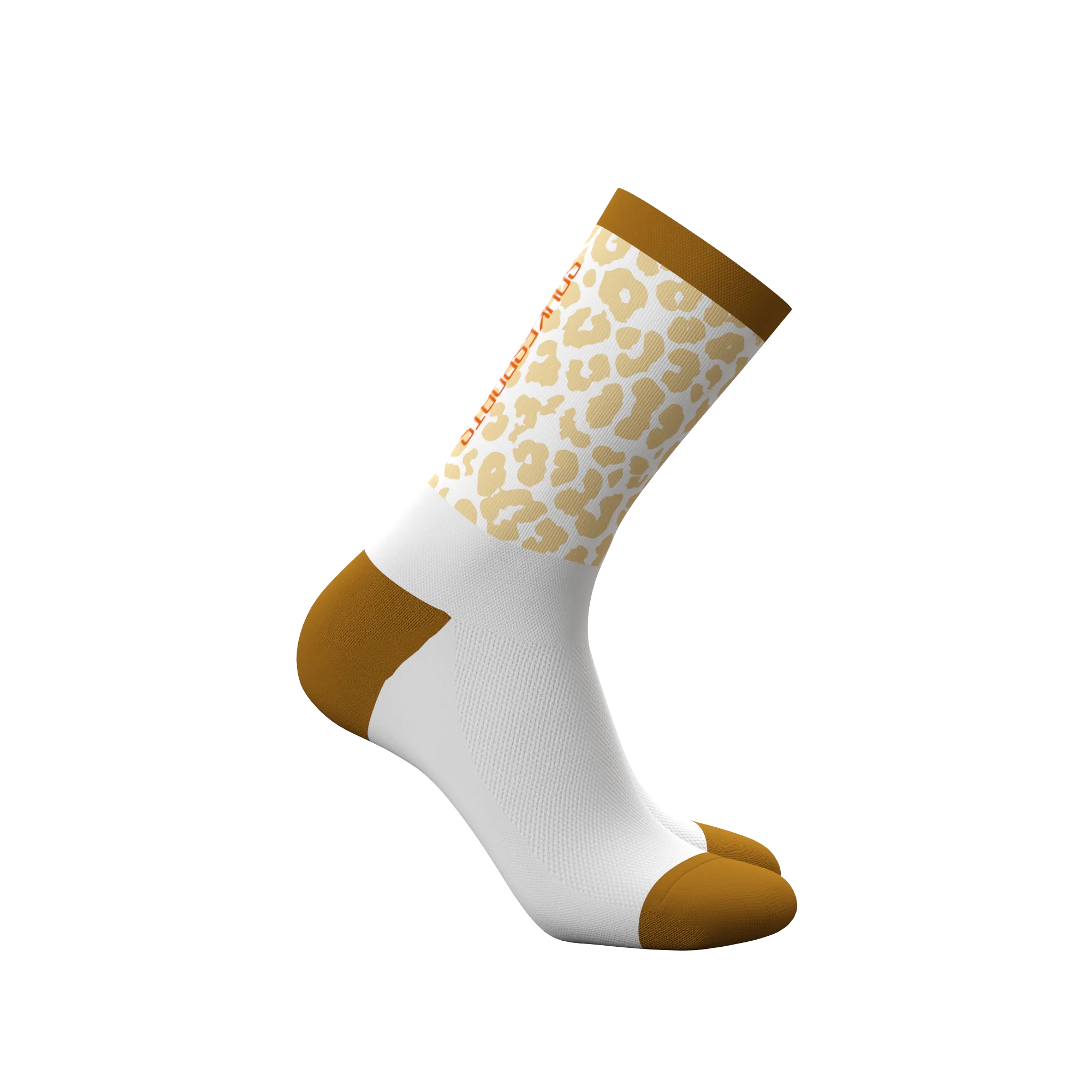 Men's Women's Cycling Socks Heat Absorption PS06-Coffee
