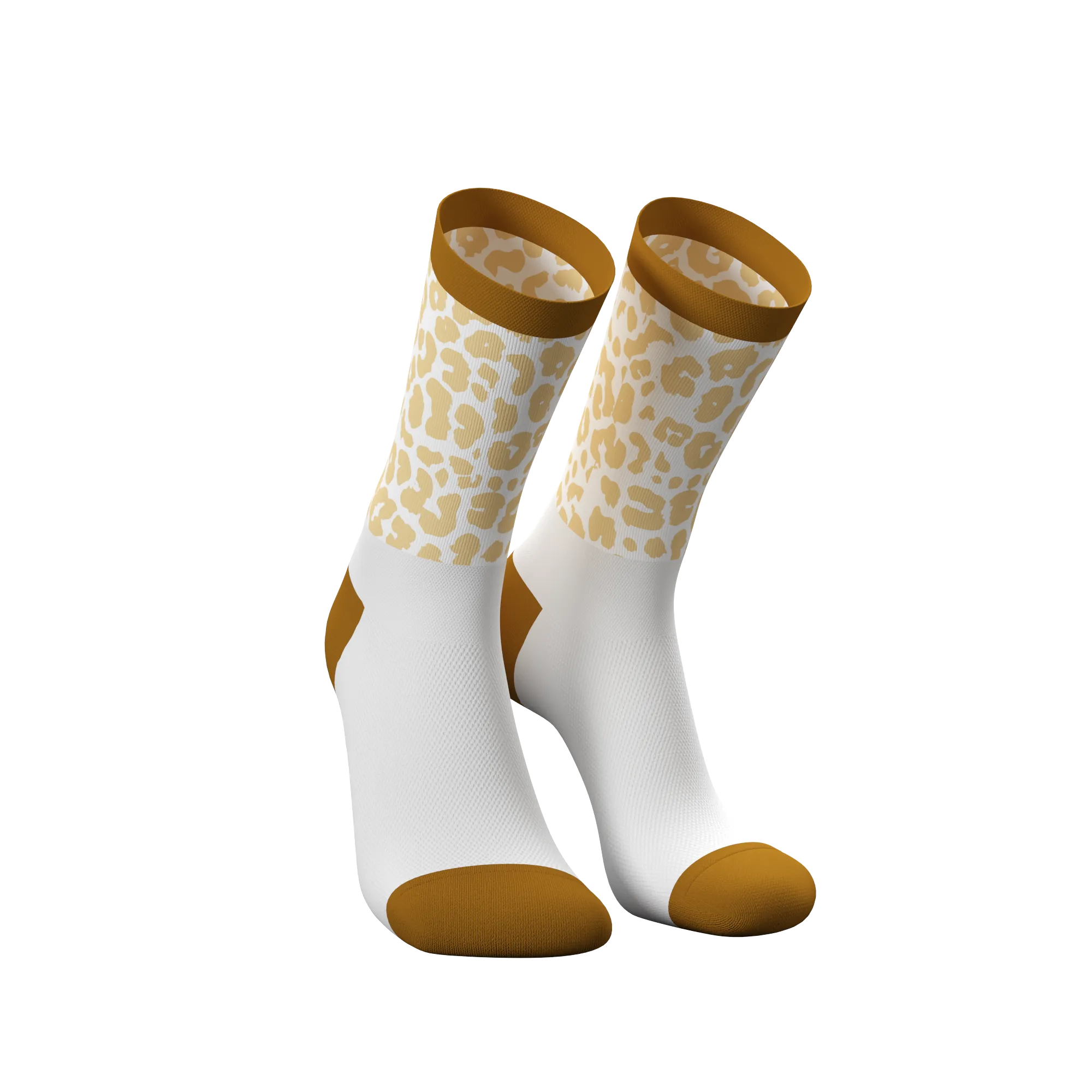 Men's Women's Cycling Socks Heat Absorption PS06-Coffee