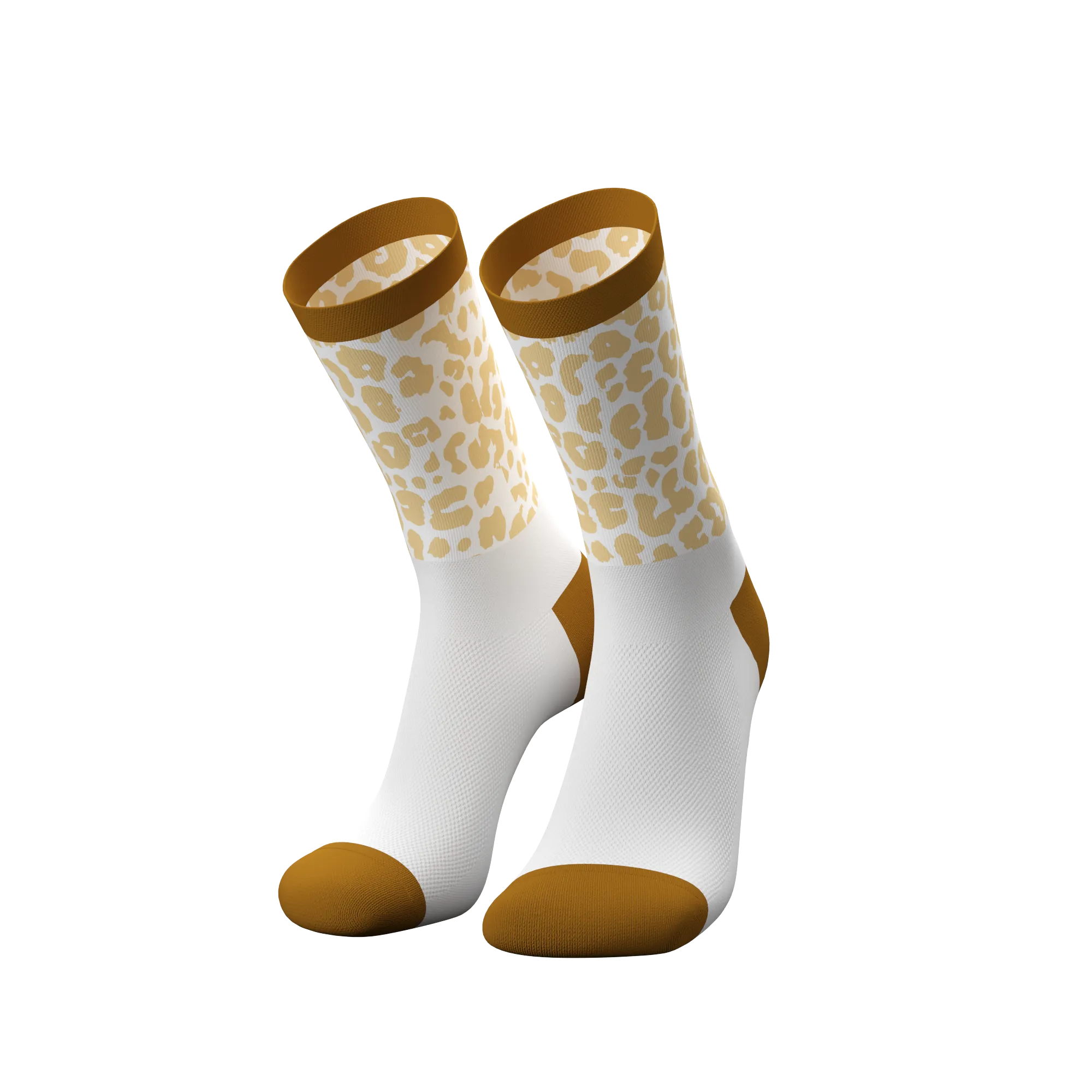 Men's Women's Cycling Socks Heat Absorption PS06-Coffee