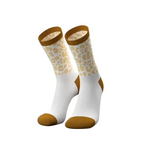 Men's Women's Cycling Socks Heat Absorption PS06-Coffee