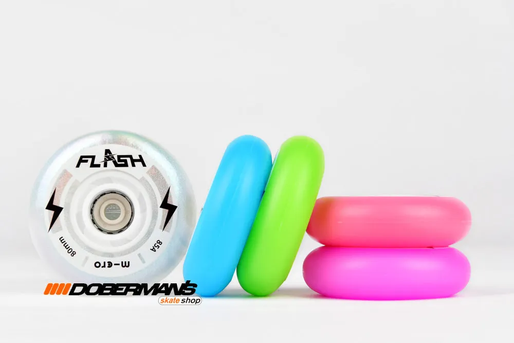 Micro Skates Flash wheels LED - Ruedas para Patines - Patines con Luces