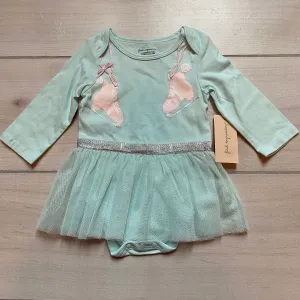NEW First Impressions Ice Skater Onesie Sparkle Dress