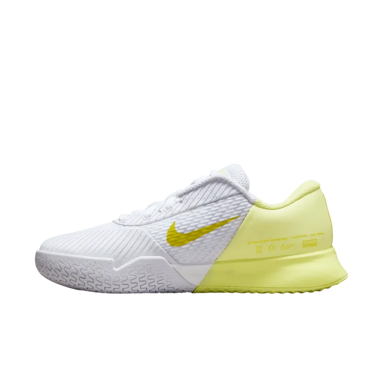 Nike Womens Air Zoom Vapor Pro 2 (White/Yellow)