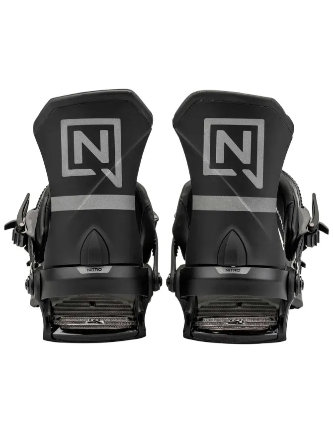 Nitro Men's Team Pro Snowboard Binding 2025 | Ultra Black