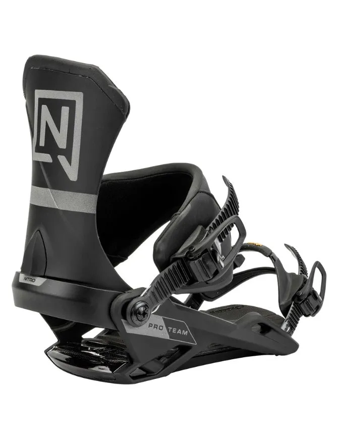 Nitro Men's Team Pro Snowboard Binding 2025 | Ultra Black