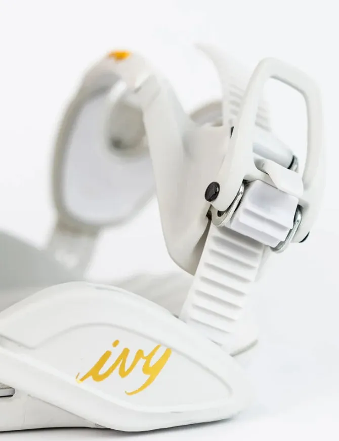 Nitro Women's Ivy Snowboard Binding 2025 | Off White