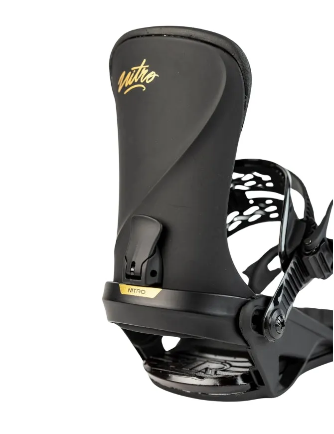 Nitro Women's Ivy Snowboard Binding 2025 | Ultra Black