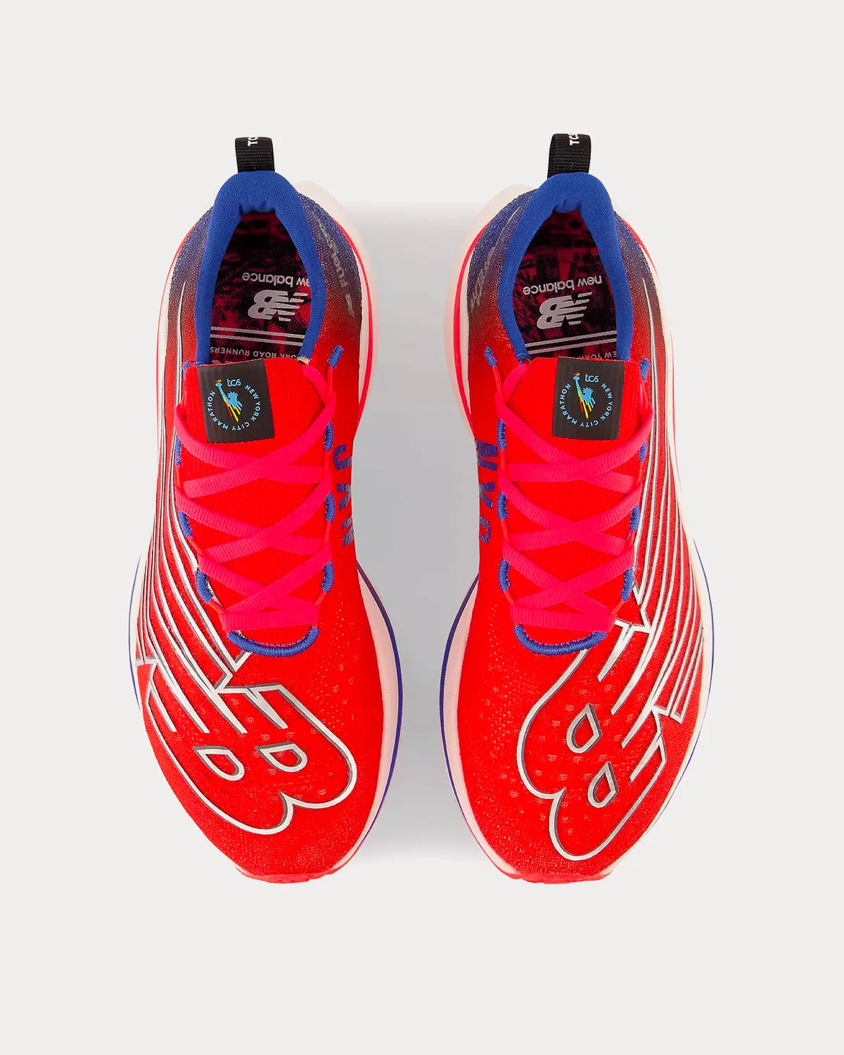 NYC Marathon Fuel Cell SC Elite V3 Electric Red / Cobalt Running Shoes