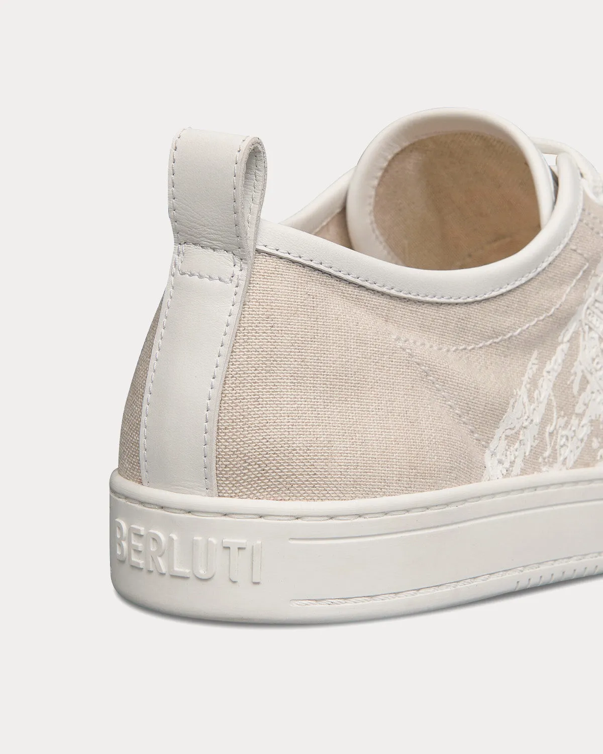 Playtime Cotton Beige Low Top Sneakers