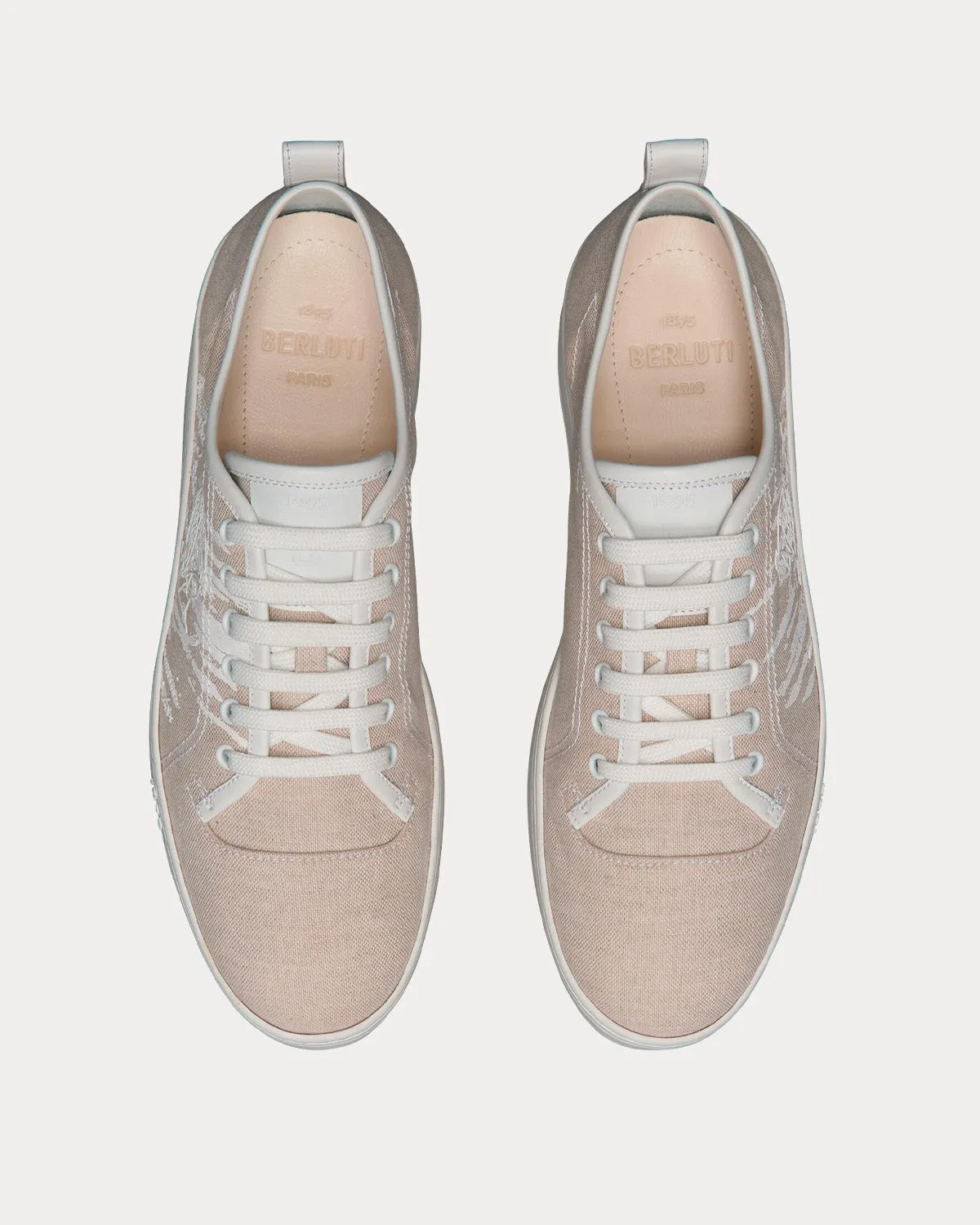 Playtime Cotton Beige Low Top Sneakers