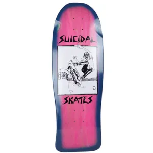 pool skater 80s reissue 10.125" Assorted stains/ blue fade pink